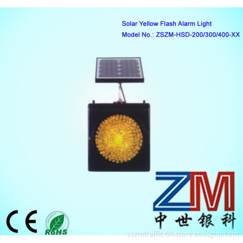 Diameter 200mm Solar Strobe Warning Light
